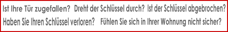 Schlüsselnotdienst - Schlossnotdienst - Einbruchsicherung Krukenbaum Lübeck